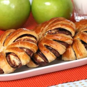 This 3 Ingredient Nutella Braided Bread recipe is easy and delicious