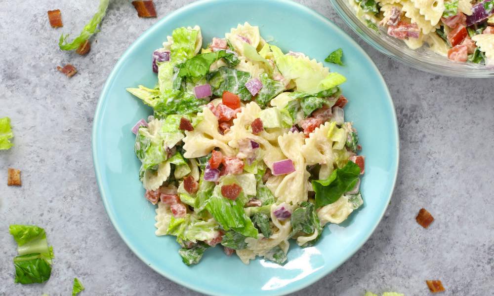 Easy BLT Pasta Salad - TipBuzz