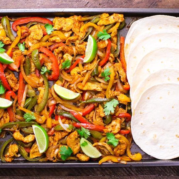 Sheet Pan Chicken Fajitas (Oven Baked) - TipBuzz