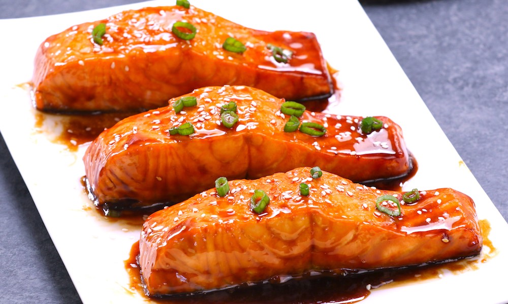 Baked Teriyaki Salmon With Green Beans And Carrots Tipbuzz