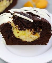 This Banana Pudding Stuffed Chocolate Cake recipe is an amazing combination of two favorites and easy to make