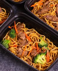 Beef Lo Mein Meal Prep