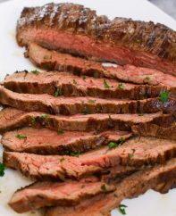 The Best Flank Steak Marinade makes super juicy and flavorful flank steak every time! Easy to prepare and perfect for grilling, pan frying, or broiling in the oven.