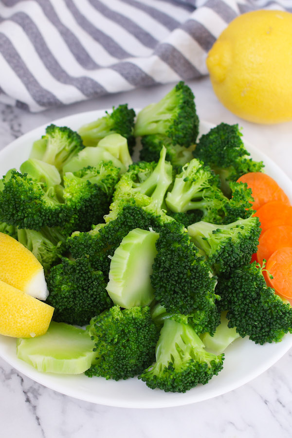 An easy and healthy side dish is just minutes away. Boiling broccoli is one of my favorite ways to cook raw broccoli as it gives broccoli a more crisp-tender texture and fully brings out the flavor.