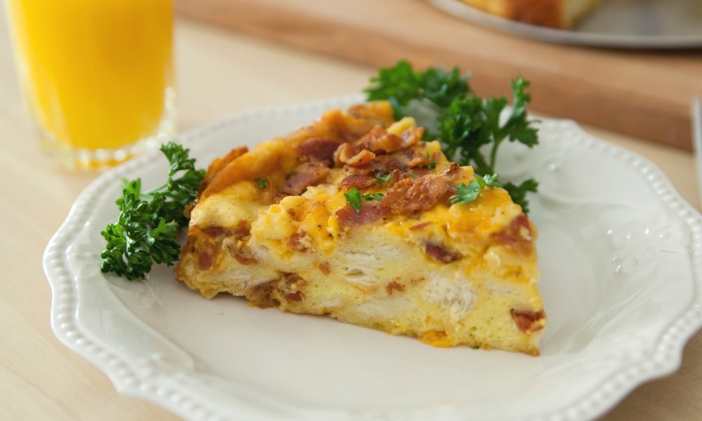 Bacon Egg & Cheese Breakfast Strata TipBuzz