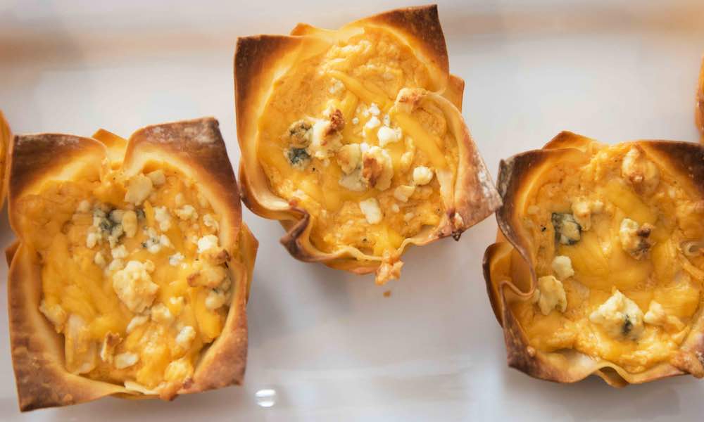 This Buffalo Chicken Cups recipe is easy to make and delicious