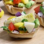Heart of Palm Ceviche Cups are an elegant vegan appetizer to make for a party