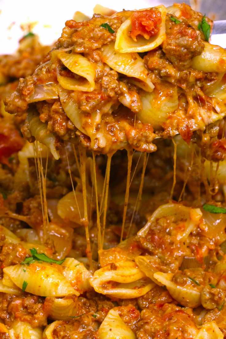 20 Minute One Pot Cheesy Taco Pasta Recipe (with Video) - TipBuzz