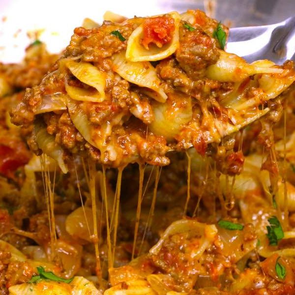 Cheesy Taco Pasta (with Video) - TipBuzz