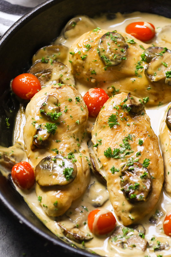 Easy Creamy Chicken Marsala Recipe (with Video) | TipBuzz