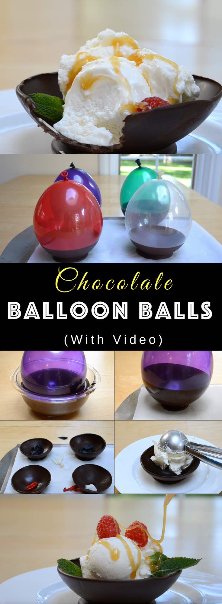 How To Make Chocolate Bowls (with Balloons) - TipBuzz