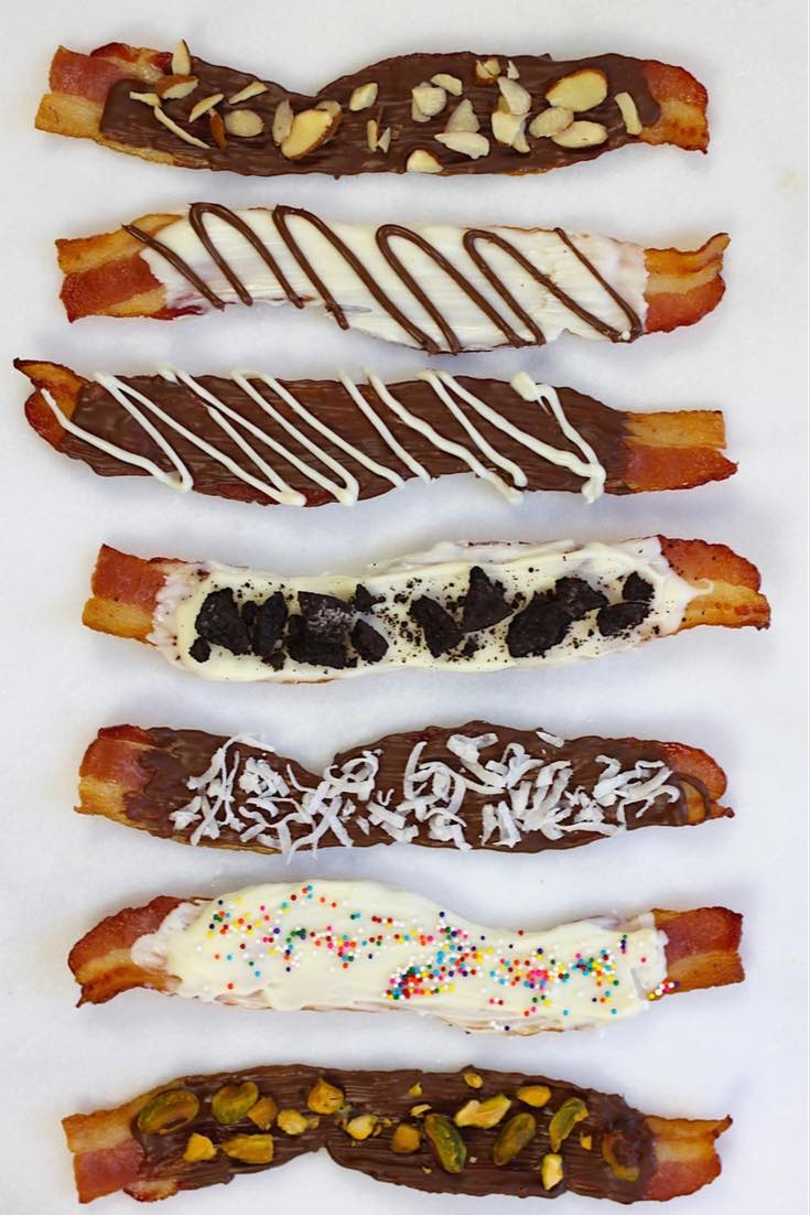 Image result for chocolate covered bacon