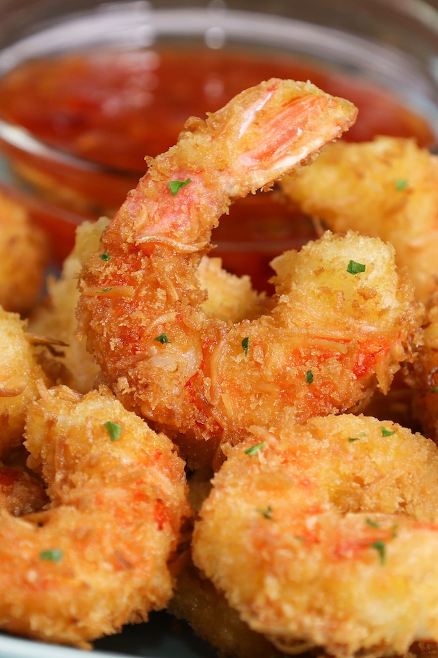 Coconut Shrimp deep fried to golden perfection