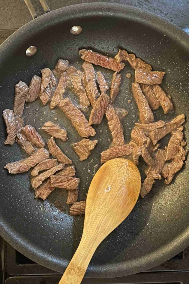 Saute beef