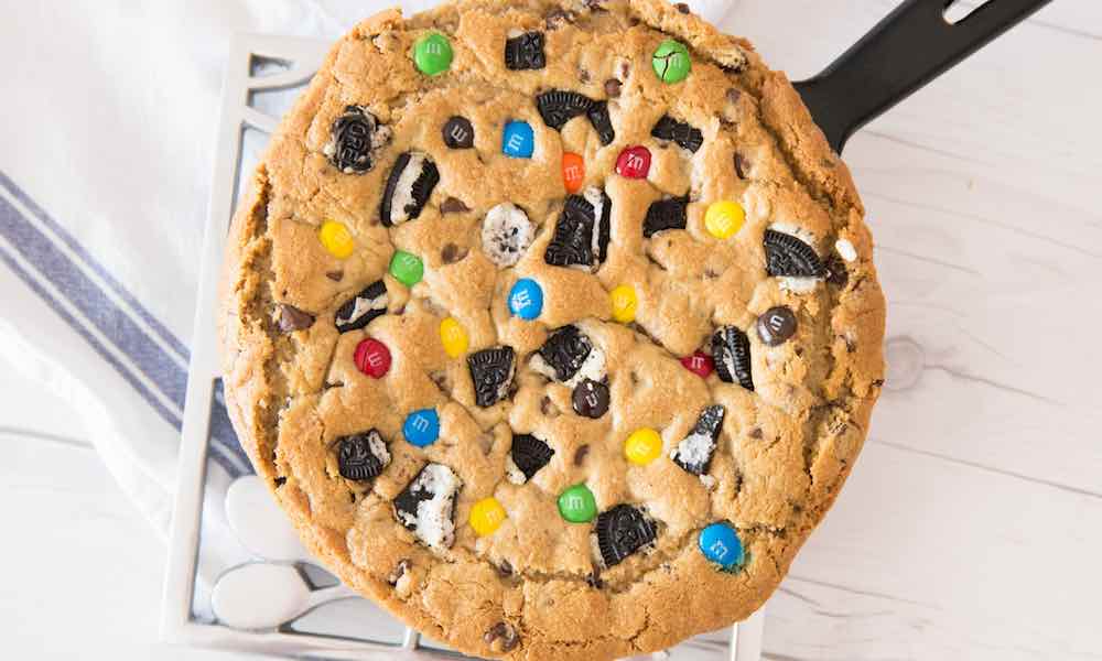 Reese's™ Peanut Butter Cup™ Cookie Skillet Recipe 