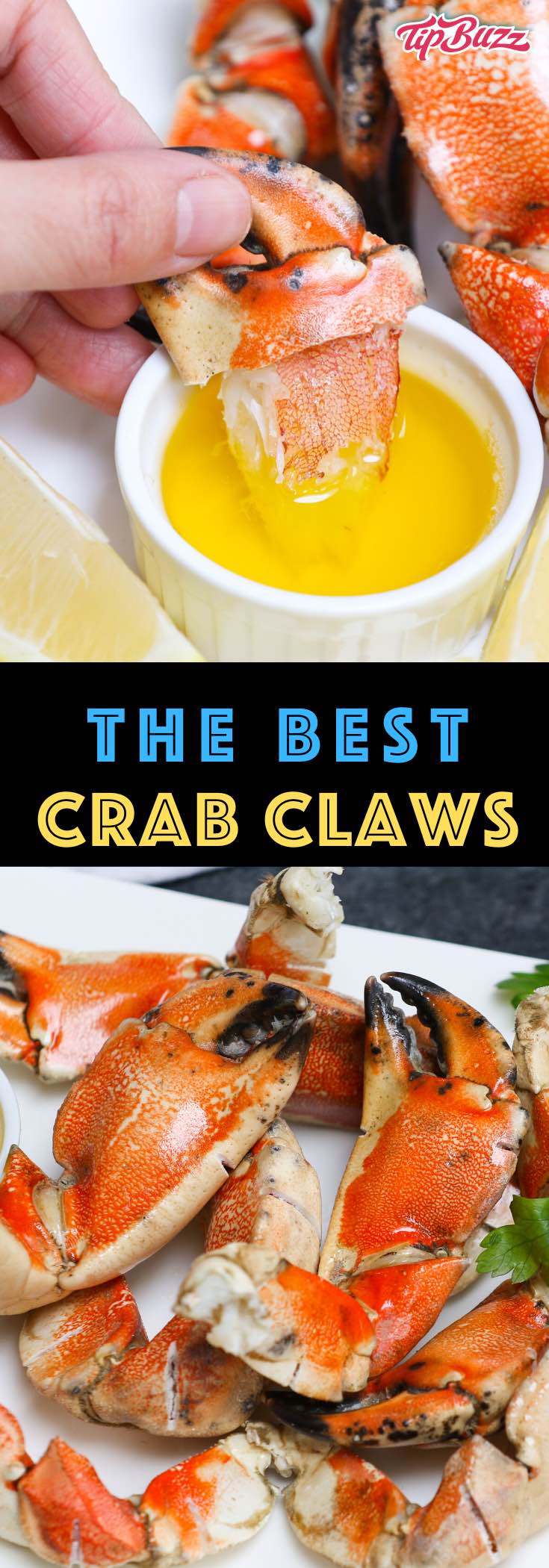 Crab claws are succulent and perfect for sharing with friends! They're easy to make them in minutes for any celebration like the holidays, New Year's or Valentine's!