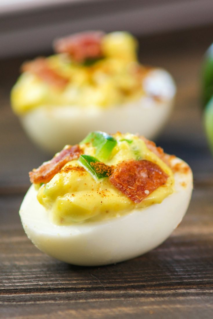 Deviled Eggs With Bacon are a popular appetizer that's perfect for brunches, parties and holidays