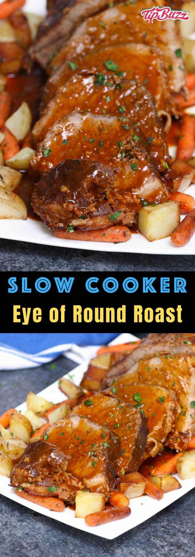 Eye of Round Roast {Crock Pot} - TipBuzz