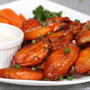 These 3 Ingredient Baked Chicken Wings are easy to make for game day