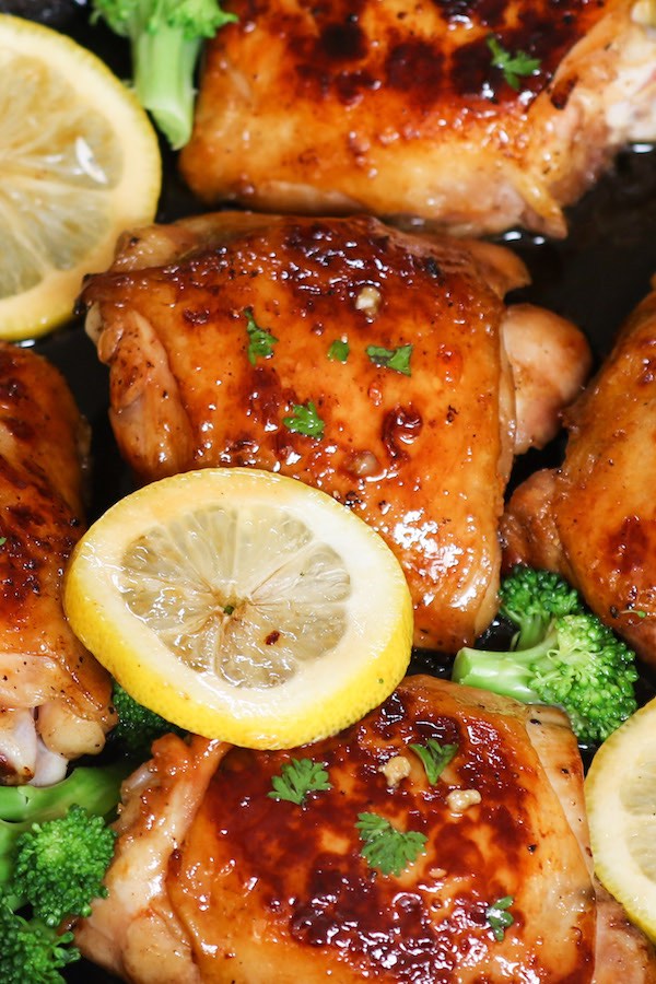 This tender and juicy Lemon Chicken is really easy to make – one of the best chicken recipes for a quick weeknight dinner that you can make in just one skillet and under 30 minutes. 