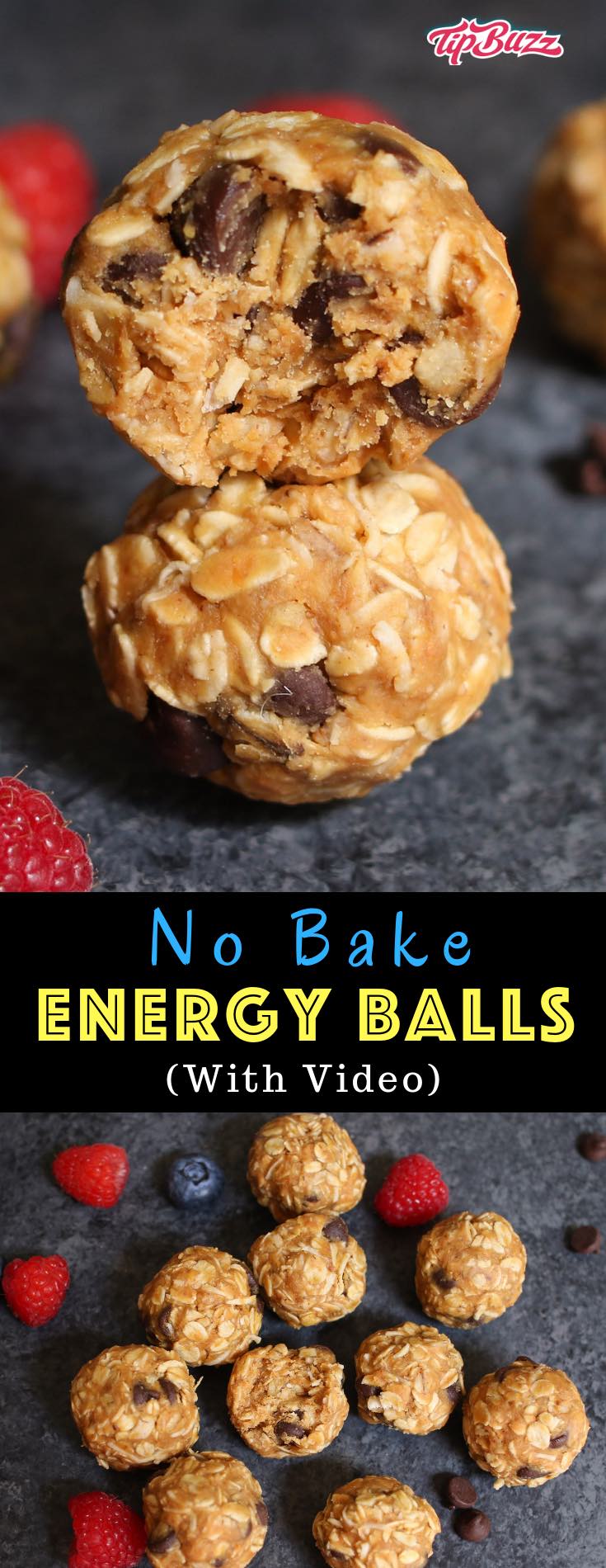Delicious Energy Balls are an easy no bake vegan snack you can easily make in just 10 minutes using a mixing bowl.