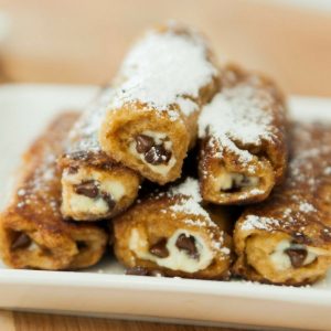 Cannoli French Toast Rollups - TipBuzz