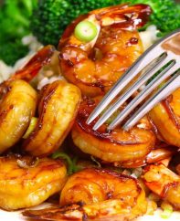 Honey Garlic Shrimp Stir Fry