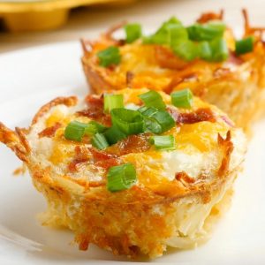 Hash Brown Egg Nests are a delicious breakfast or brunch idea that's great on-the-go or when you're entertaining