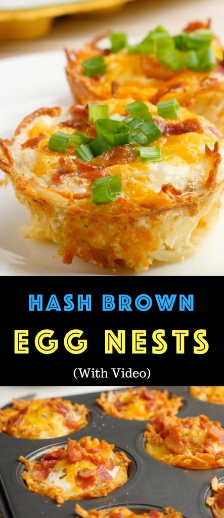 Hash Brown Happy Egg Nests - TipBuzz