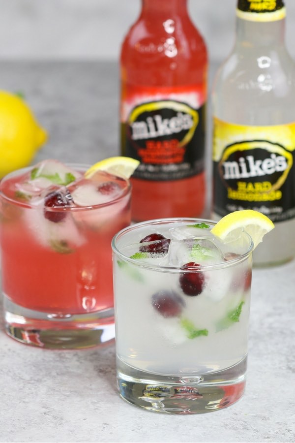 Holiday Lemonade Cocktails