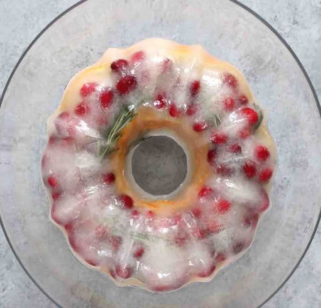 Here is the Ice Ring for the Holiday Punch Bowl recipe