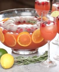 Here is a suggested presentation of the Holiday Punch Bowl