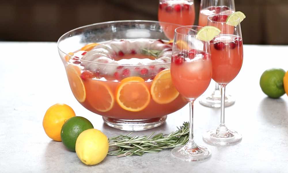 Holiday Punch With Festive Ice Ring Recipe (with Video) | TipBuzz