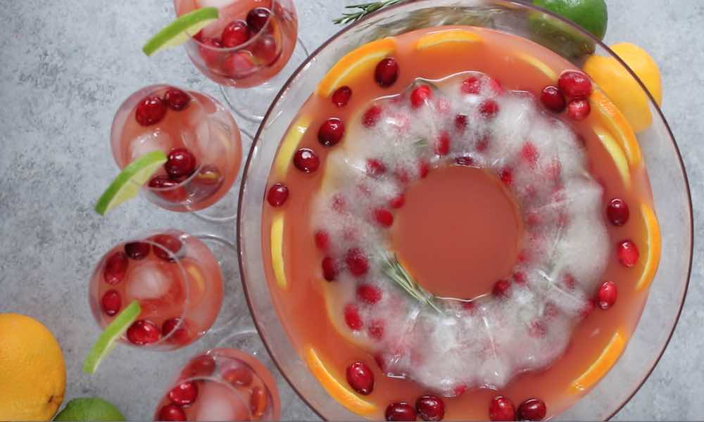 Holiday Punch {with Festive Ice Ring!} - TipBuzz