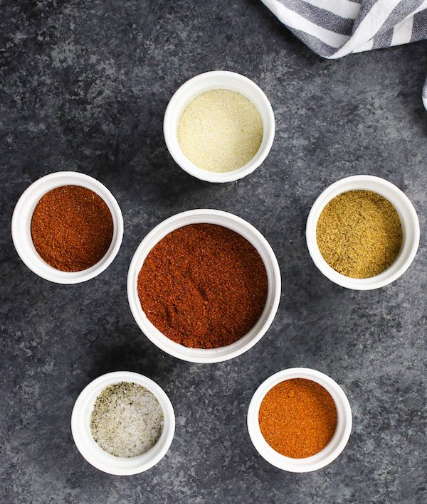 Ingredients for fajita seasoning