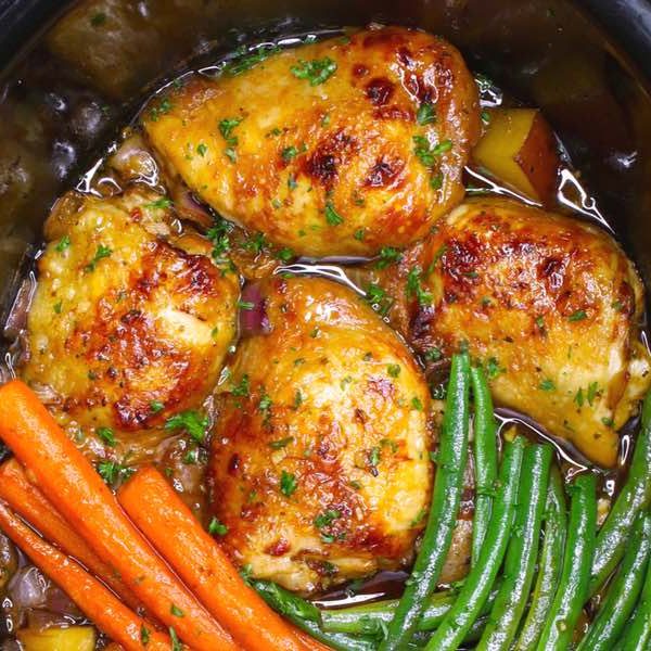 Slow Cooker Honey Garlic Chicken Recipe TipBuzz