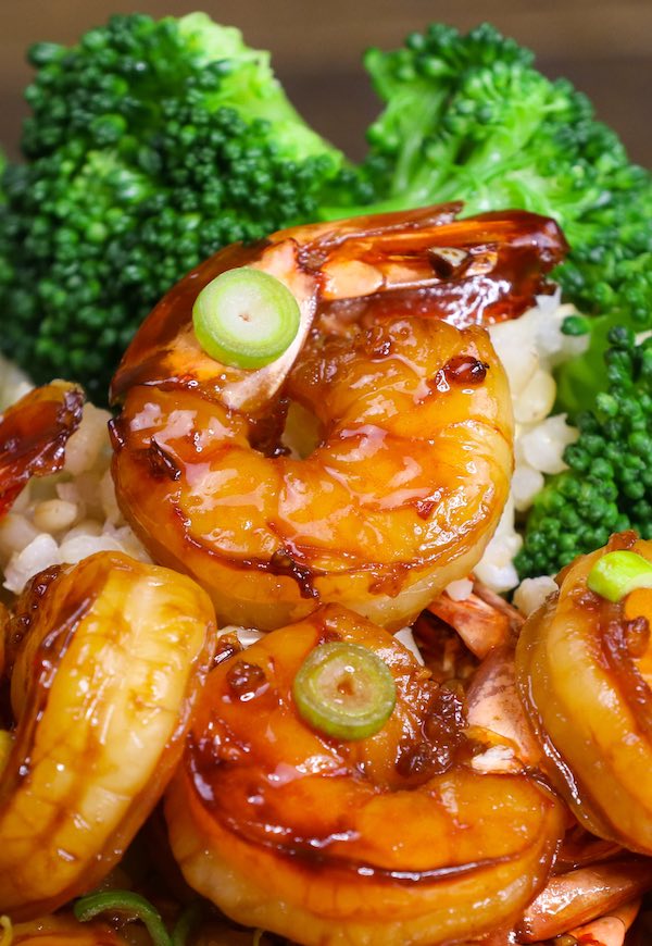 15 Minute Easy Honey Garlic Shrimp Recipe (with Video ...