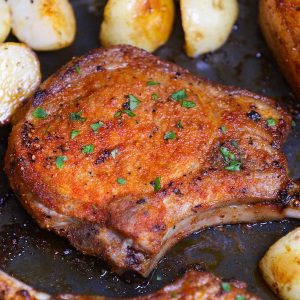 Learn how long to bake pork chops to crispy, golden perfection whether you are using boneless or bone in pork chops