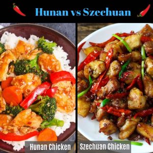 a complete guide on the differences between Hunan Chicken and Szechuan Chicken. It will help you to understand all the differences so that you can order or make the right dish that you’ll enjoy!