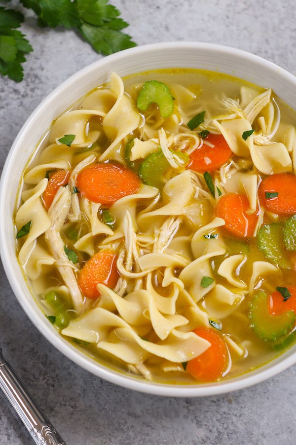 Instant Pot Chicken Soup with Noodles Recipe