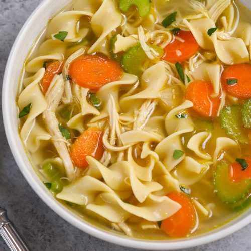 Instant Pot Chicken Soup with Noodles Recipe | TipBuzz