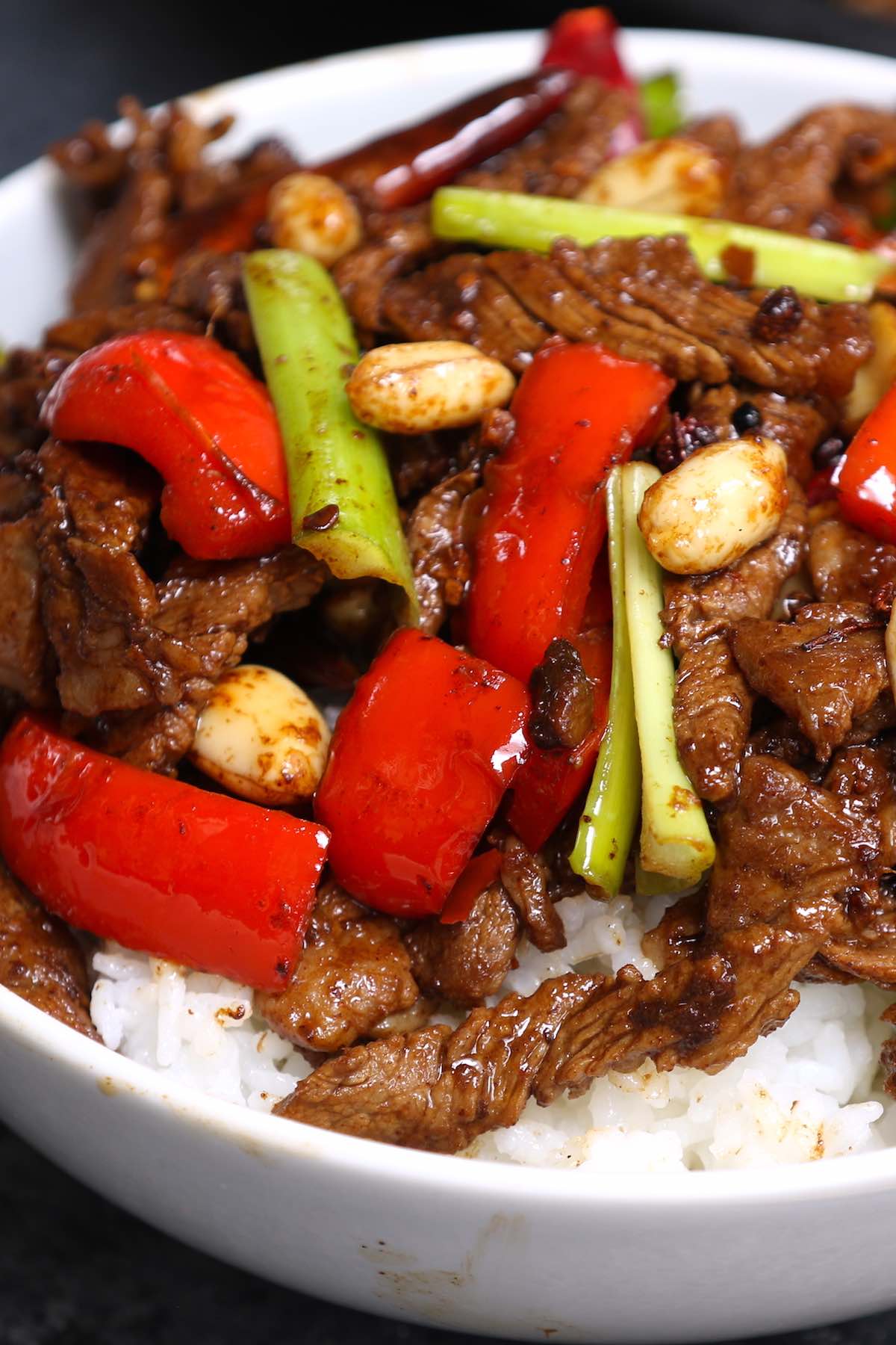 Kung Pao Beef {Szechuan Style} - TipBuzz