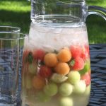 Easy Melon Ball Mojitos – the classic mojito cocktail fused with the sweetness and freshness of melon balls, delivering this refreshing and beautiful drink. All you need is only a few ingredients: mint, watermelon, cantaloupe and honeydew melons, white rum, sugar, lime, ice and sparkling water. Easy drinks recipe. Video recipe. | Tipbuzz.com