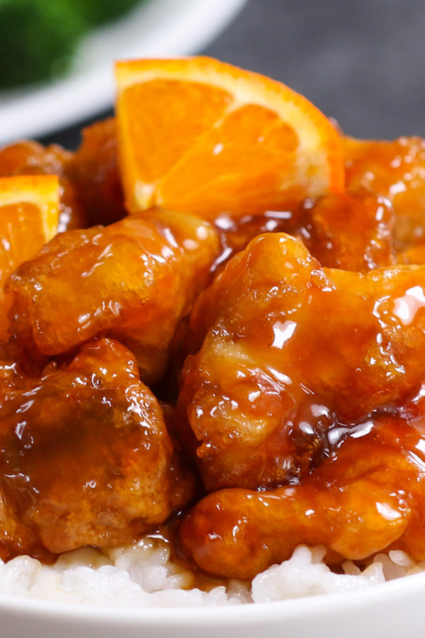 Sticky Orange Chicken Recipe | TipBuzz