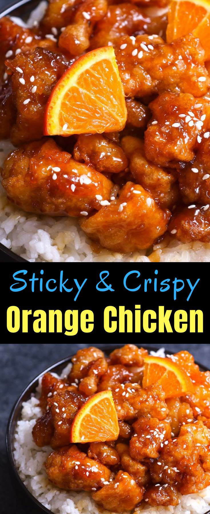 This Orange Chicken has crispy chunks of tender chicken covered in a tangy orange sauce. It makes a delicious weeknight dinner that's budget friendly and kid approved. So skip the takeout from Panda Express and try this orange chicken recipe!