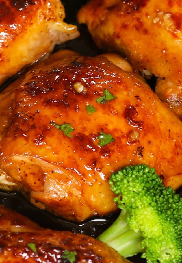 Oven Baked Chicken Thighs Recipe - TipBuzz