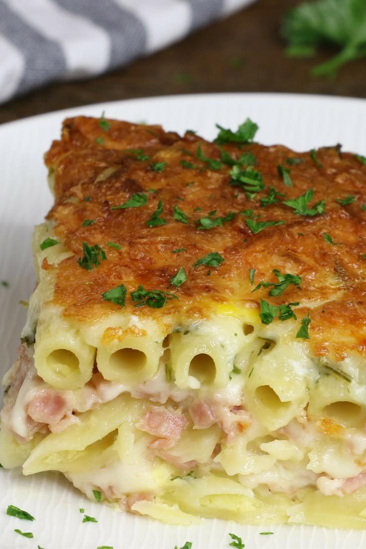 Layered Ham Cheese Pasta Bake TipBuzz