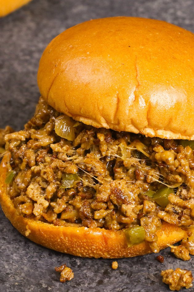 Best Philly Cheese Steak Sloppy Joes (with Video) - TipBuzz