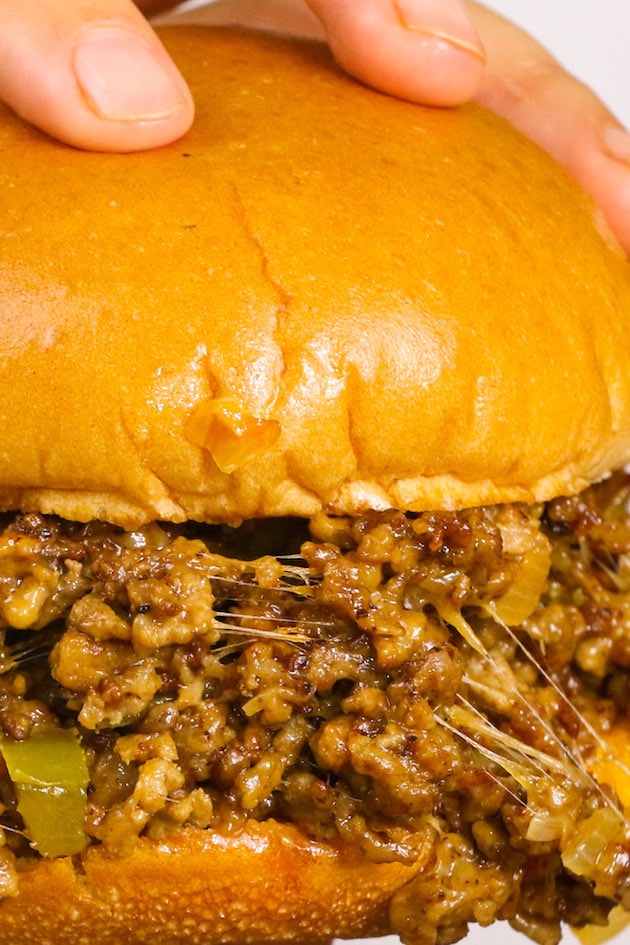 Best Philly Cheese Steak Sloppy Joes (with Video) - TipBuzz