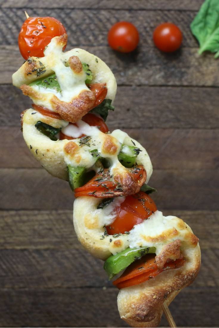 pizza kabobs